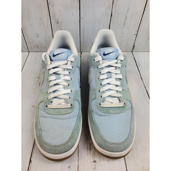 Nike Air Force 1 Low Sneakers Men\'s Size 8 Blue White Gum AF1 315122 422 main image 11